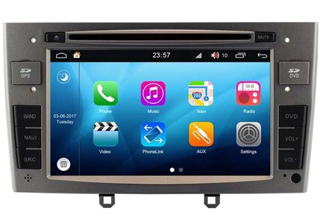 Peugeot 308 RCZ 2008 2013 Autoradio GPS Aftermarket Android Head Unit