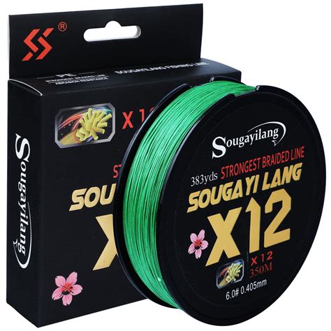 Sougayilang M Fishing Line Strands Pe Braid Abrasion Resistant