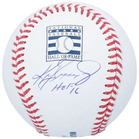 Ken Griffey Jr Seattle Mariners Autographed Hall Of Fame Logo Baseball