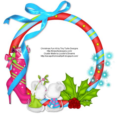 Escape From Reality Blog Ftu Christmas Fun Cluster And Cluster Frames