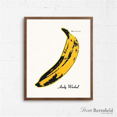 Andy Warhol Banana | Etsy