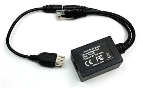 Wifi Texas 5v 10w Poe Splitter And Usb Adapter