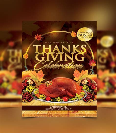 Free Thanksgiving Flyer Templates For Word - Printable Word Searches