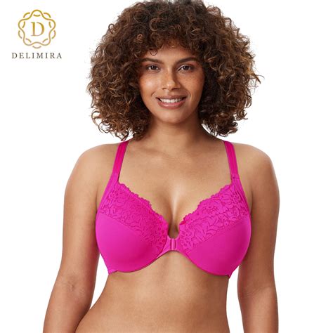 Bra Suti De Renda Fechamento Frontal Feminino Plus Size Cobertura