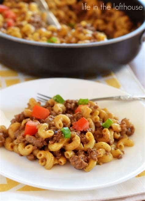 Cheesy Hamburger Skillet