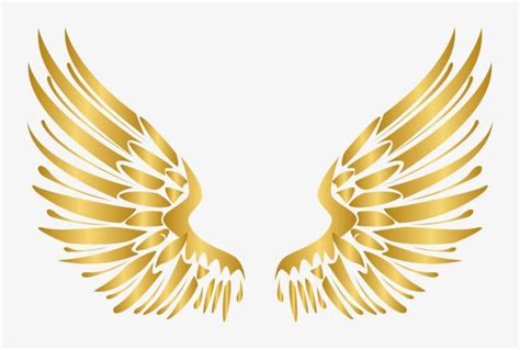 Elegant European Style Golden Wings