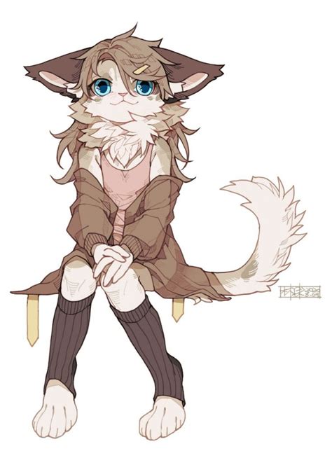 Pin De Taviez Em ケモノ수인1 Gato Peludo Arte Furry Arte Com Personagens