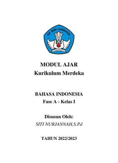 Modul Ajar Kurikulum Merdeka