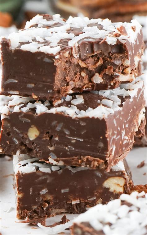 German Chocolate Fudge