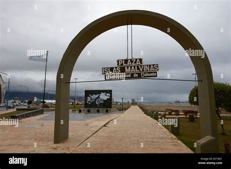 Islas Malvinas Memorial Ushuaia Argentina Stock Photo Alamy