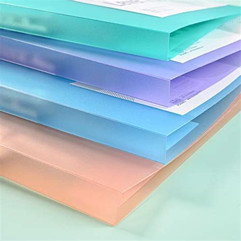 Single Strong Clips File Folder Set A Size Colored Pvc Punchless