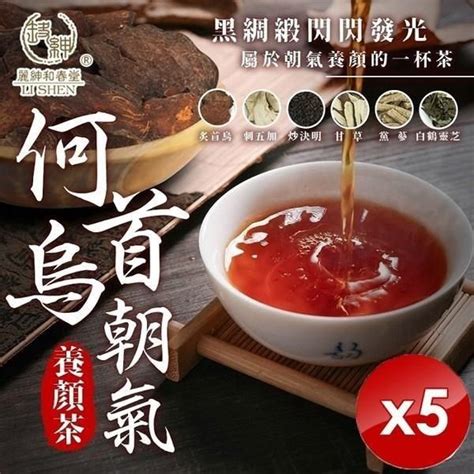 麗紳和春堂 【南紡購物中心】 何首烏朝氣養顏茶 5入組 Pchome 24h購物