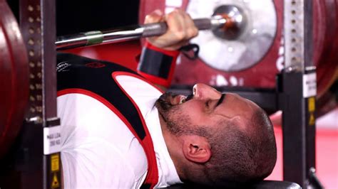 tokyo paralympics  british powerlifter ali jawad  isolated