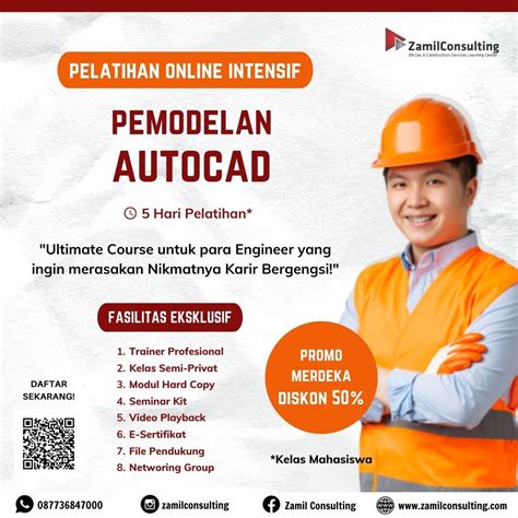 Pelatihan Online Intensif Autocad Zamil Consulting