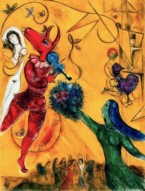 Stampe Di Qualità Del Museo La danza 1951 di Marc Chagall Ispirato da