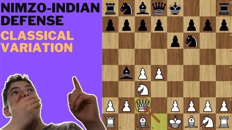 Nimzo Indian Defense Classical Variation Chess Opening Youtube