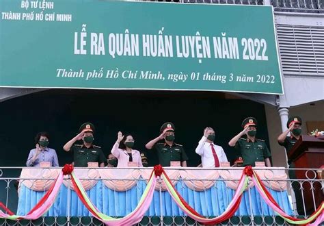 Bộ Tư lệnh TP HCM ra quân huấn luyện năm 2022 Báo Pháp Luật TP HCM