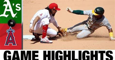 Angels Vs Athletics Highlights Los Angeles Times