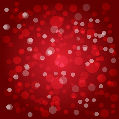 Premium Vector | Beautiful red bokeh background design