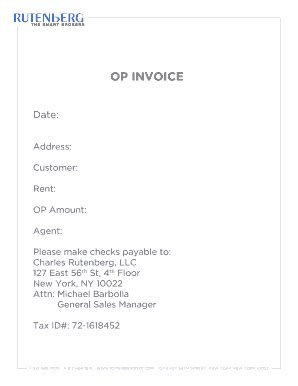 Fillable Online Op Invoice Fax Email Print PdfFiller