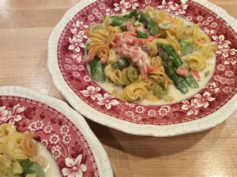 Smoked Salmon And Asparagus With Alfredo Sauce Culinary Concerto