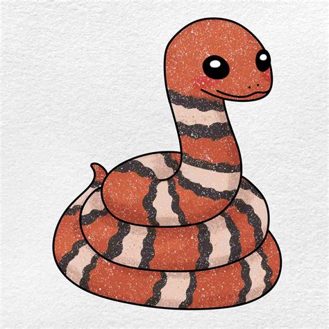 draw  snake  beginners