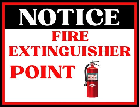 Free Printable Fire Extinguisher Signs Templates [pdf Word]