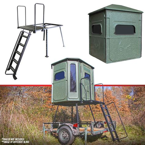 Trailer Blind Stand Make Your Redneck Hunting Blind Mobile Redneck