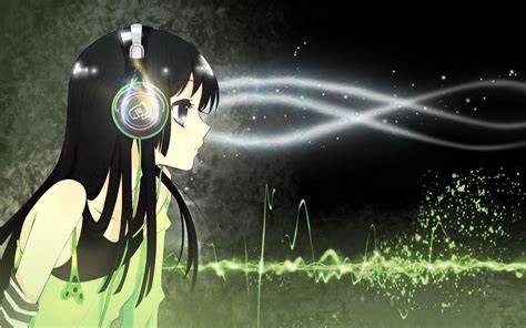 Anime Girl Headphone Wallpapers Wallpaper Cave