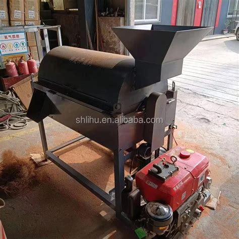 Coconut Shell Fiber Separating Extracting Shredder Coir Machine Coconut