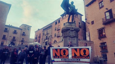 Foro Social Segovia Concentraci N En Segovia Solidaridad Con Venezuela