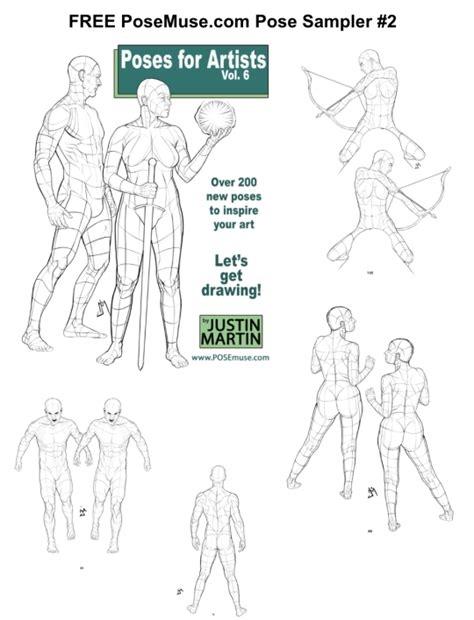 Pose Reference All Available Free Poses For Artists Book Pdf