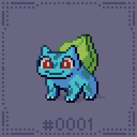 Bulbasaur Pixel Art by DandelioNPixelart on DeviantArt