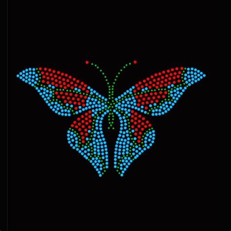 Rhinestone Transfer Bling Hot Fix Iron On Patch Motif Design Etsy