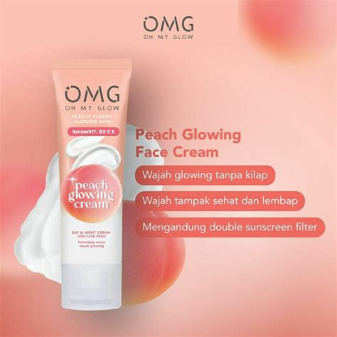 Jual Omg Oh My Glow Peach Glowing Cream Gr Shopee Indonesia