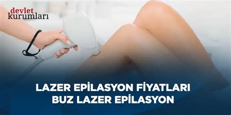 Lazer Epilasyon Fiyatları 2023 Buz Lazer Epilasyon