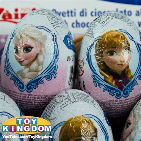 Disney Frozen Surprise Eggs From Zaini Anna Elsa And Olaf Disney