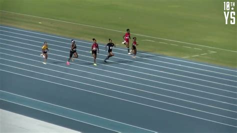 Bahamas U20 100m Girls B Finals Carifta Trials And National High School