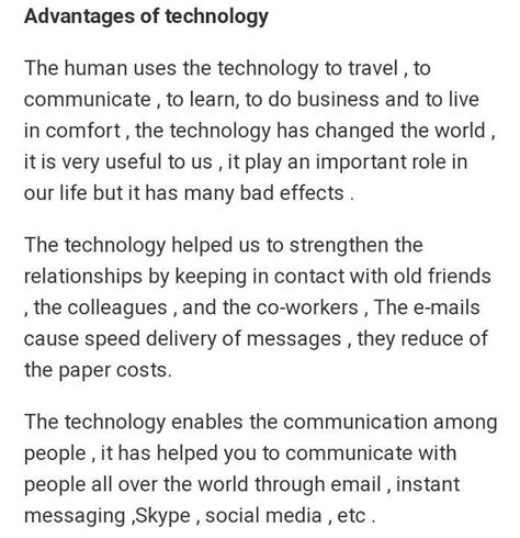 Mainly Positive Aspects Dependence Of Techology Minute Speech