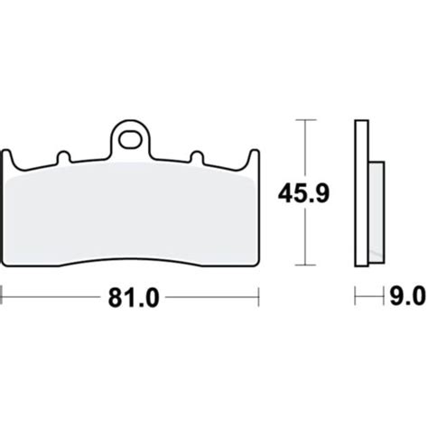 Bremsbel Ge Bremsklotz Standard Trw Vorne Bremse Motorradbremse