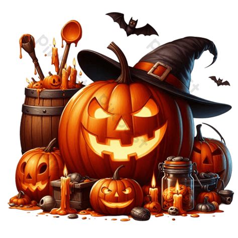 Happy Halloween Glowing Pumpkins To Light Up Your Night PNG Images ...
