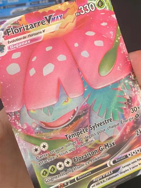 Carte Pokemon Fr Eb Promo Florizarre Vmax Swsh Ultra Rare Nm M