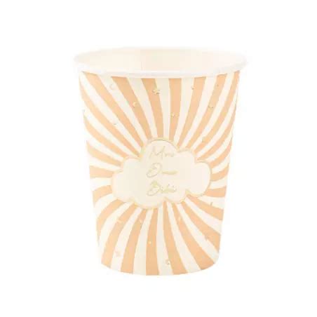 Gobelets Mon Doux B B Nude Et Or X Plan Te Gateau