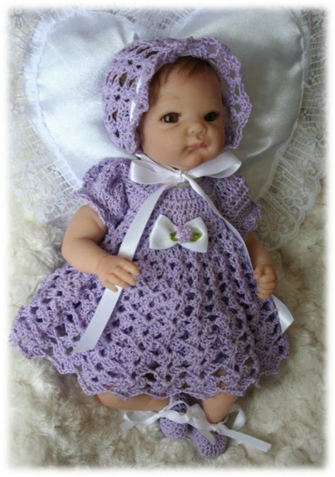 Crochet Pattern Dress Set For Inch To Inch Baby Dolls Etsy