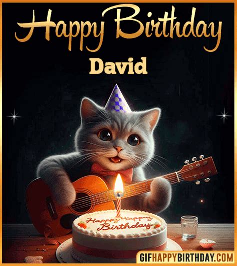 Happy Birthday David GIF Images