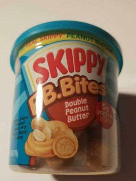 SKIPPY P B Bites Double Peanut Butter 6oz Snack Pack Of 6 For Sale