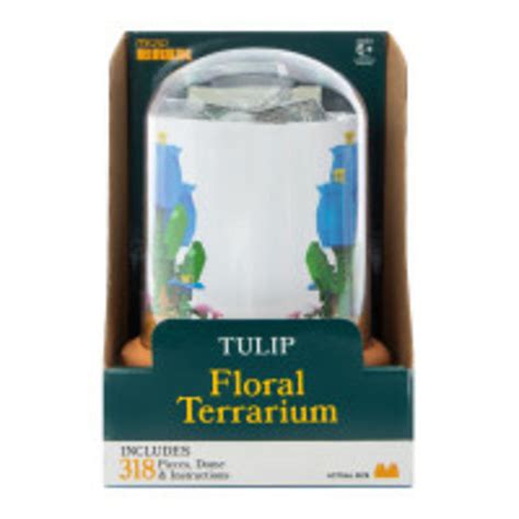 Micro Brix Tulip Floral Terrarium Building Blocks Set (1 each) Delivery
