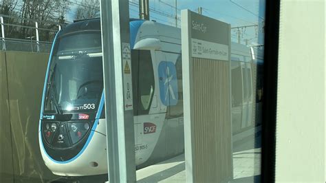 Alstom Citadis Dualis Tramway T R Seau Idfm Sncf Saint Cyr