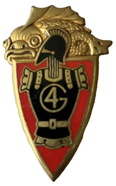 INSIGNE MILITAIRE GENIE 4Regiment Du Genie Drago Paris H221 2