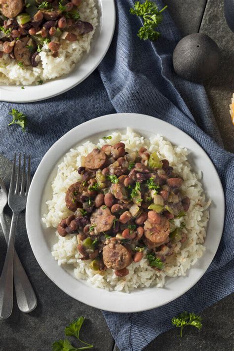 Pressure Cooker Cajun Red Beans And Rice Recipe | CDKitchen.com